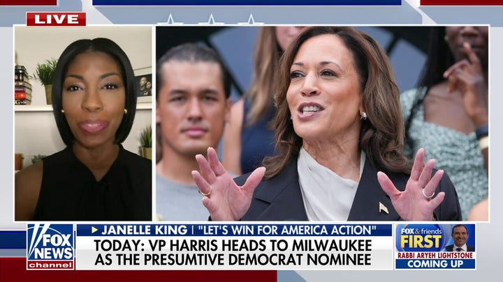 Harris campaigns in Milwaukee as presumptive Dem nominee