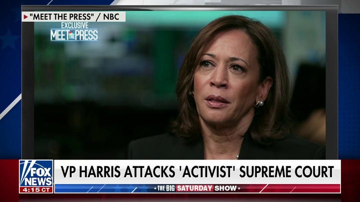 Kamala Harris targets the Supreme Court in NBC interview 