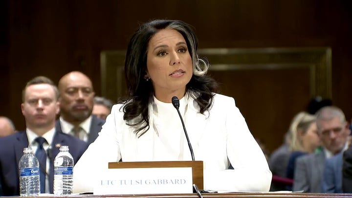 Gabbard fields questions on Assad in her confirmation hearing.